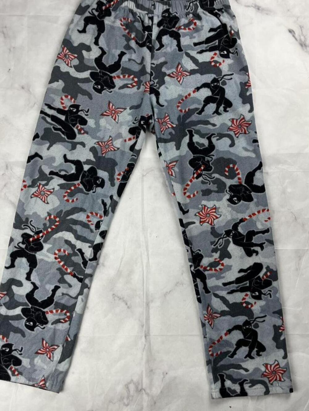 🥷 Ninja Camo Fleece Pajama Pants 🥷